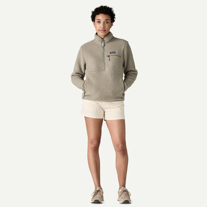 Women's Retro Pile Fleece Marsupial Pullover - US 9209