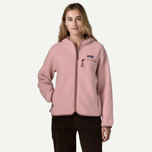 Women's Retro Pile Fleece Hoody - US 8564