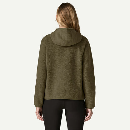 Women's Retro Pile Fleece Hoody - US 4640