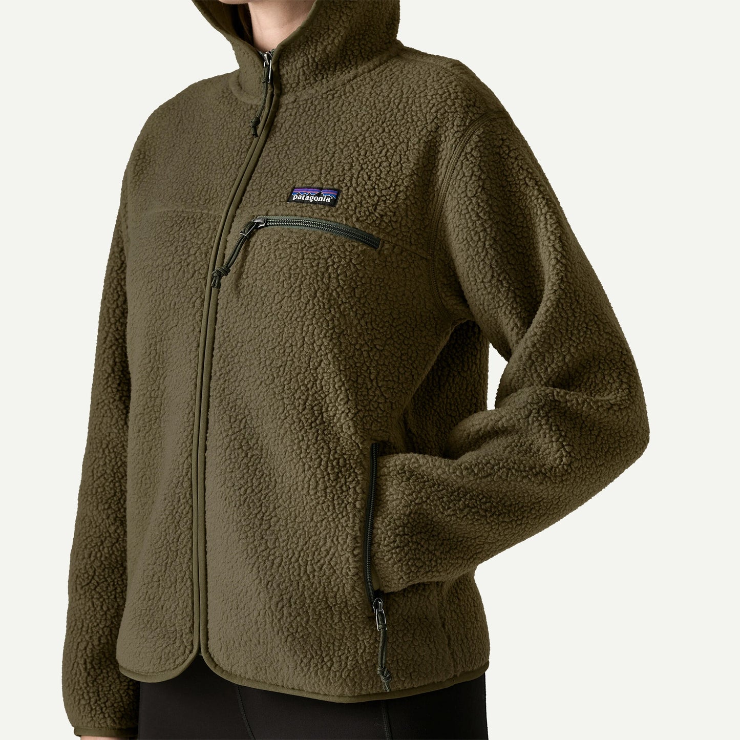 Women's Retro Pile Fleece Hoody - US 4640