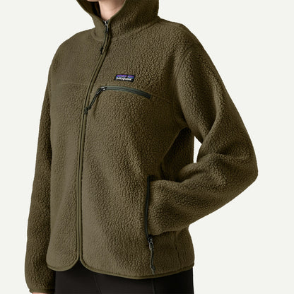 Women's Retro Pile Fleece Hoody - US 4640