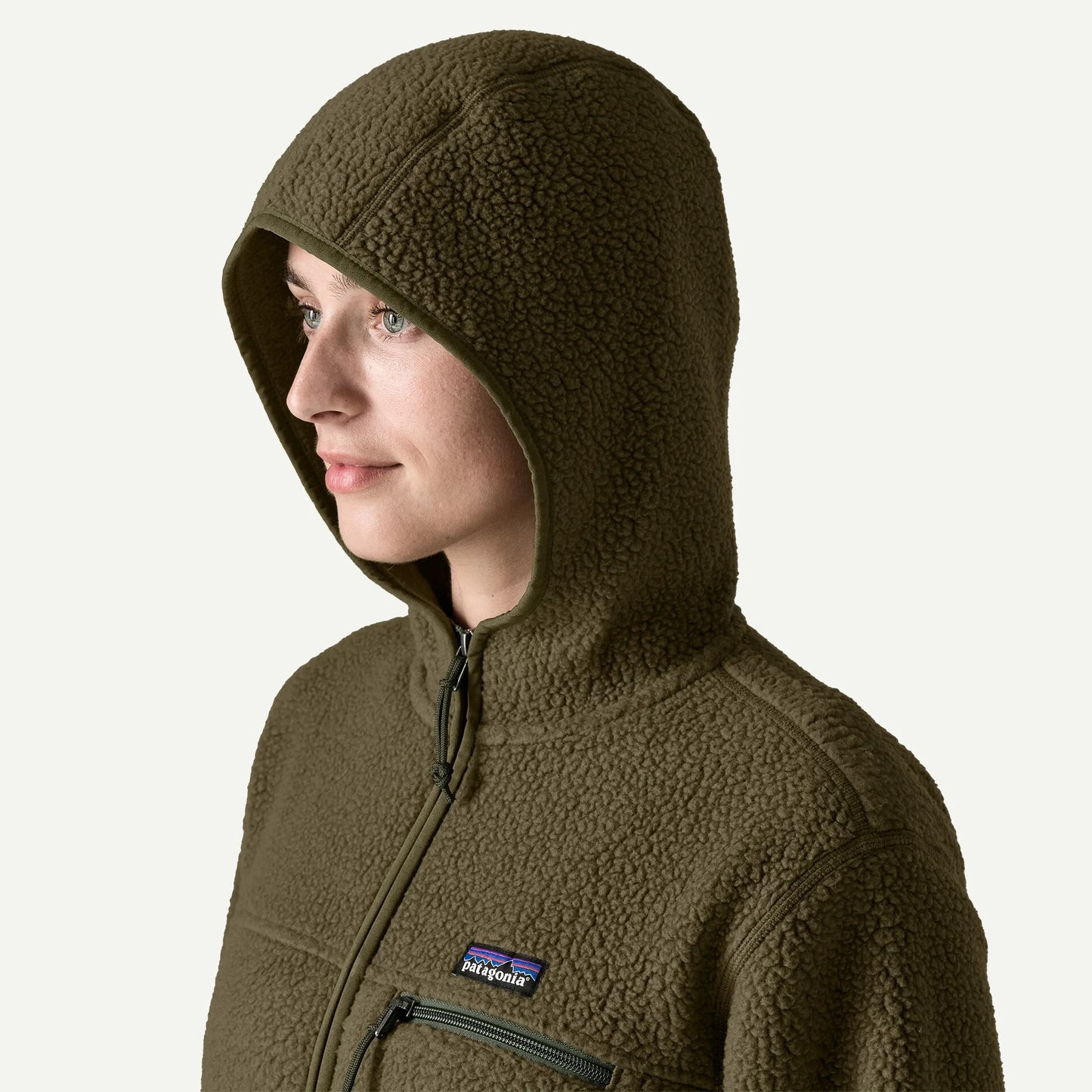 Women's Retro Pile Fleece Hoody - US 4640
