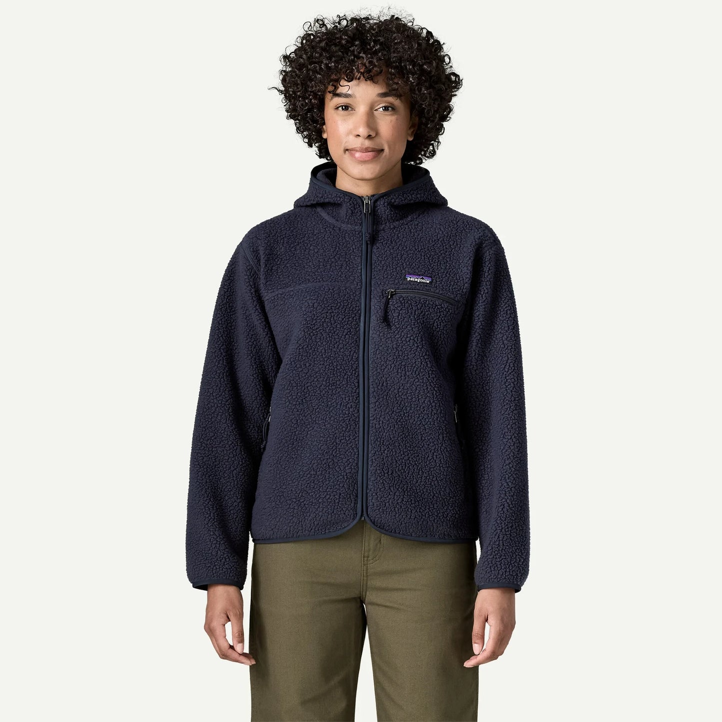 Women's Retro Pile Fleece Hoody - US 7395