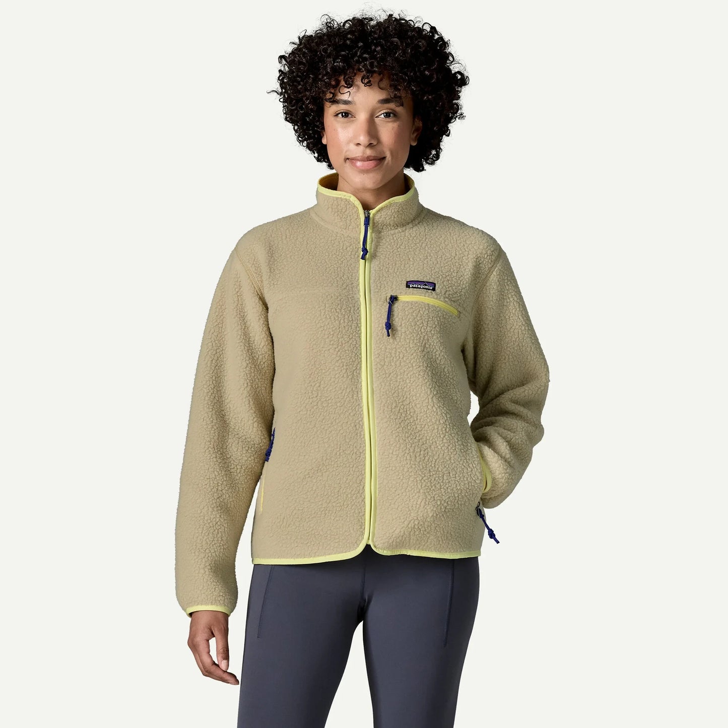 Women's Retro Pile Fleece Jacket - US 3171