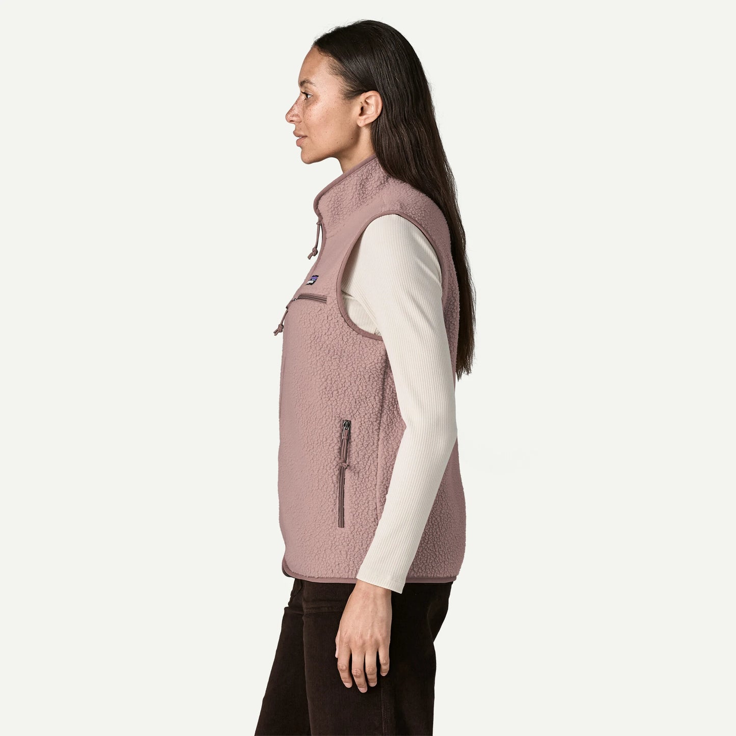 Women's Retro Pile Fleece Vest - US 2464