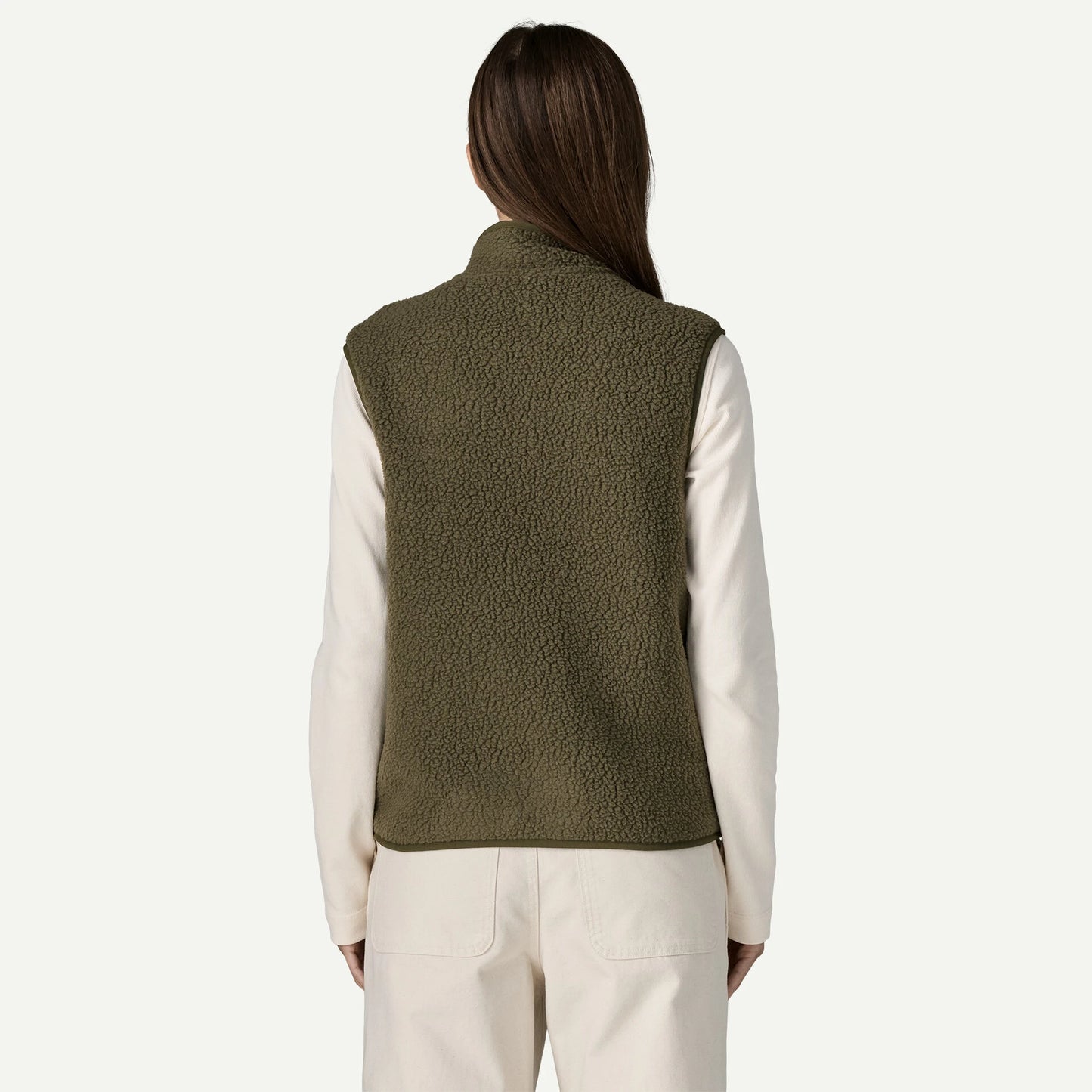 Women's Retro Pile Fleece Vest - US 7378