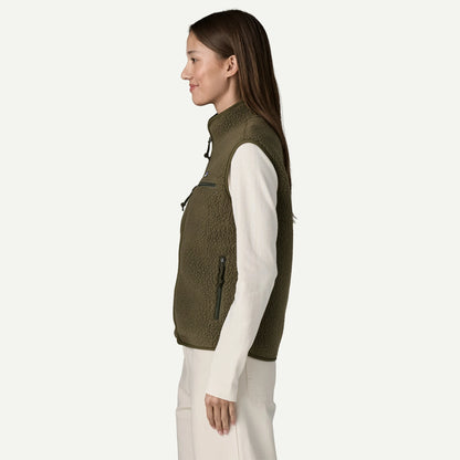 Women's Retro Pile Fleece Vest - US 7378