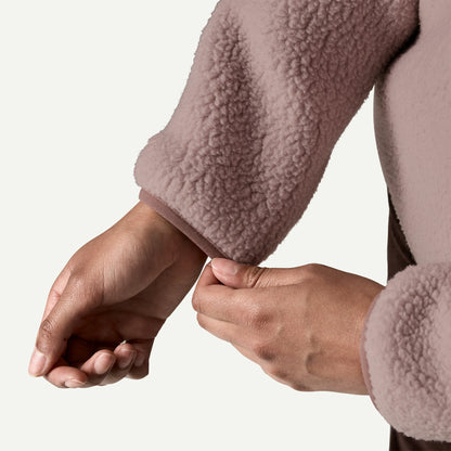 Women's Retro Pile Marsupial Fleece Pullover - US 5720