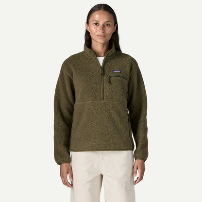 Women's Retro Pile Marsupial Fleece Pullover - US 8649