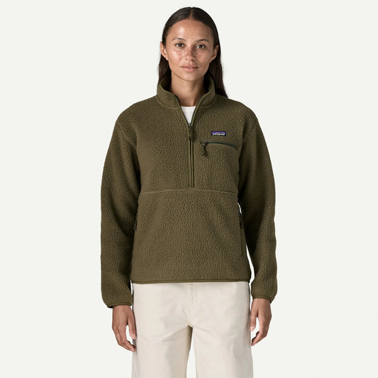 Women's Retro Pile Marsupial Fleece Pullover - US 8649