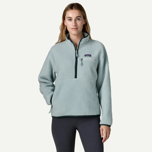 Women's Retro Pile Marsupial Fleece Pullover - US 8326