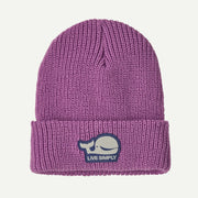 Live Simply Whale Patch: Brisk Purple