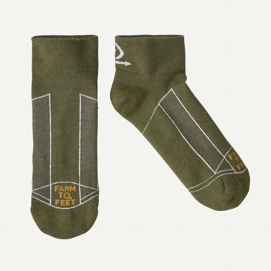 Farm to Feet® Greensboro Light Cushion Quarter Socks - US 2500