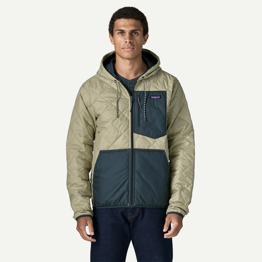 Men's Diamond Quilted Bomber Hoody - US 3305