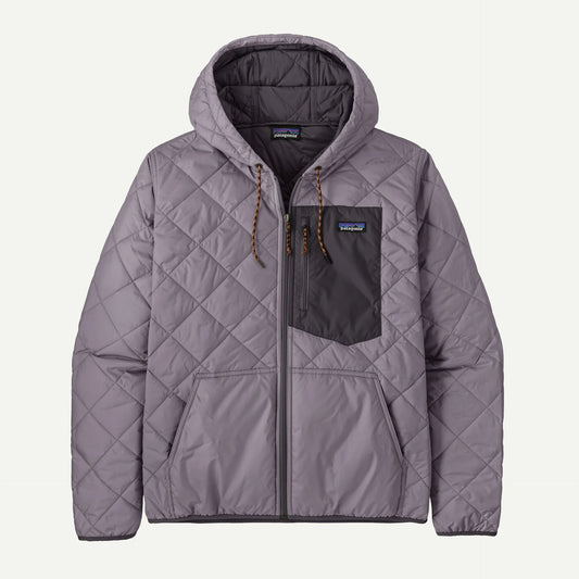 Men's Diamond Quilted Bomber Hoody - US 4858