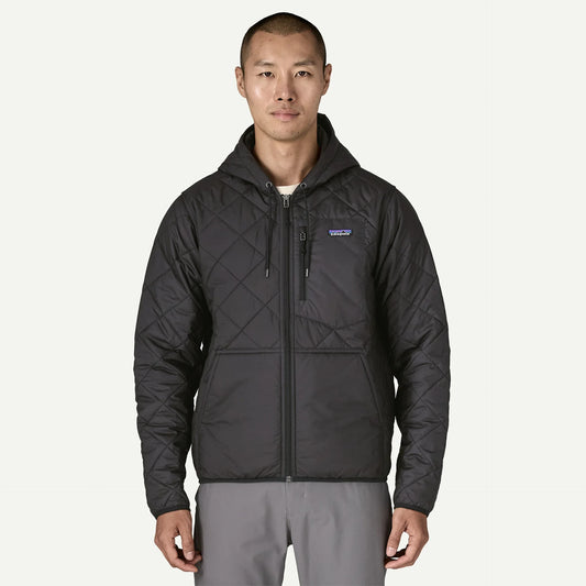 Men's Diamond Quilted Bomber Hoody - US 9879