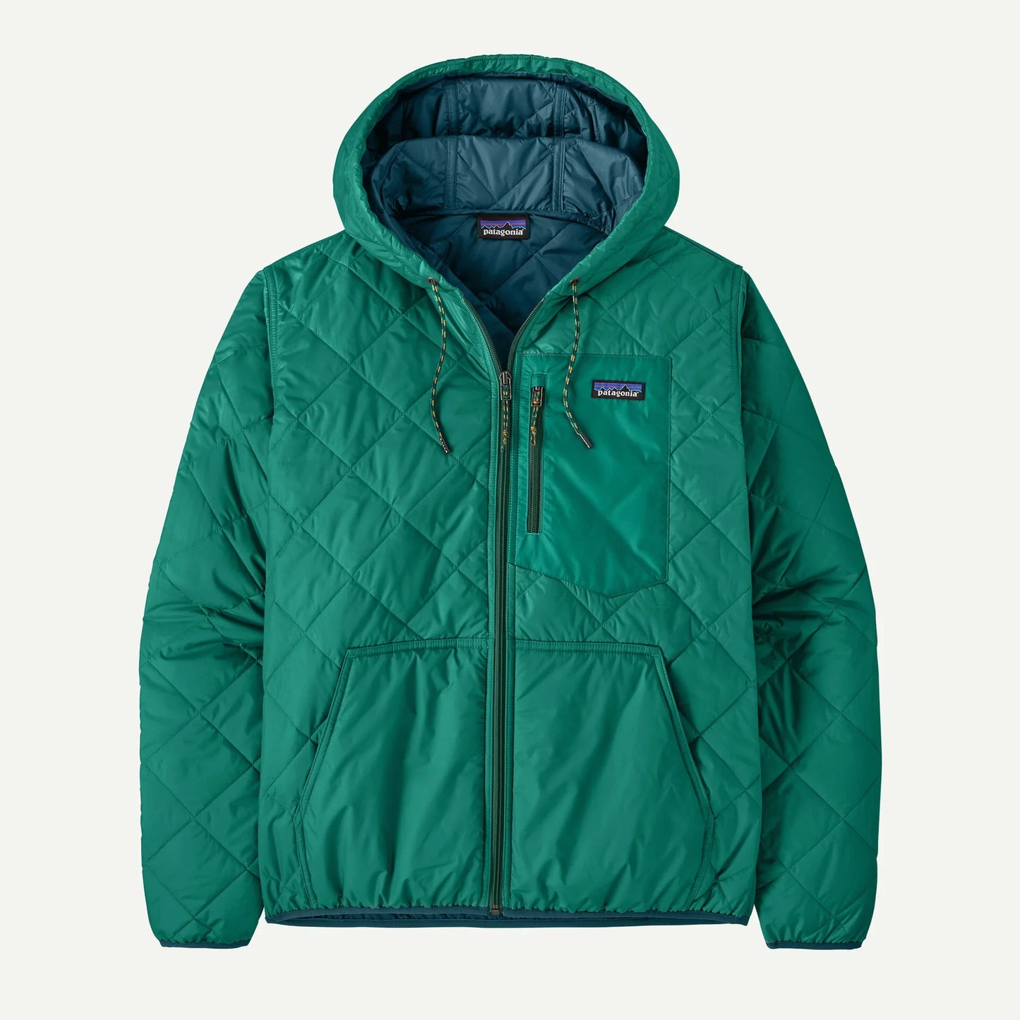 Men's Diamond Quilted Bomber Hoody - US 7084