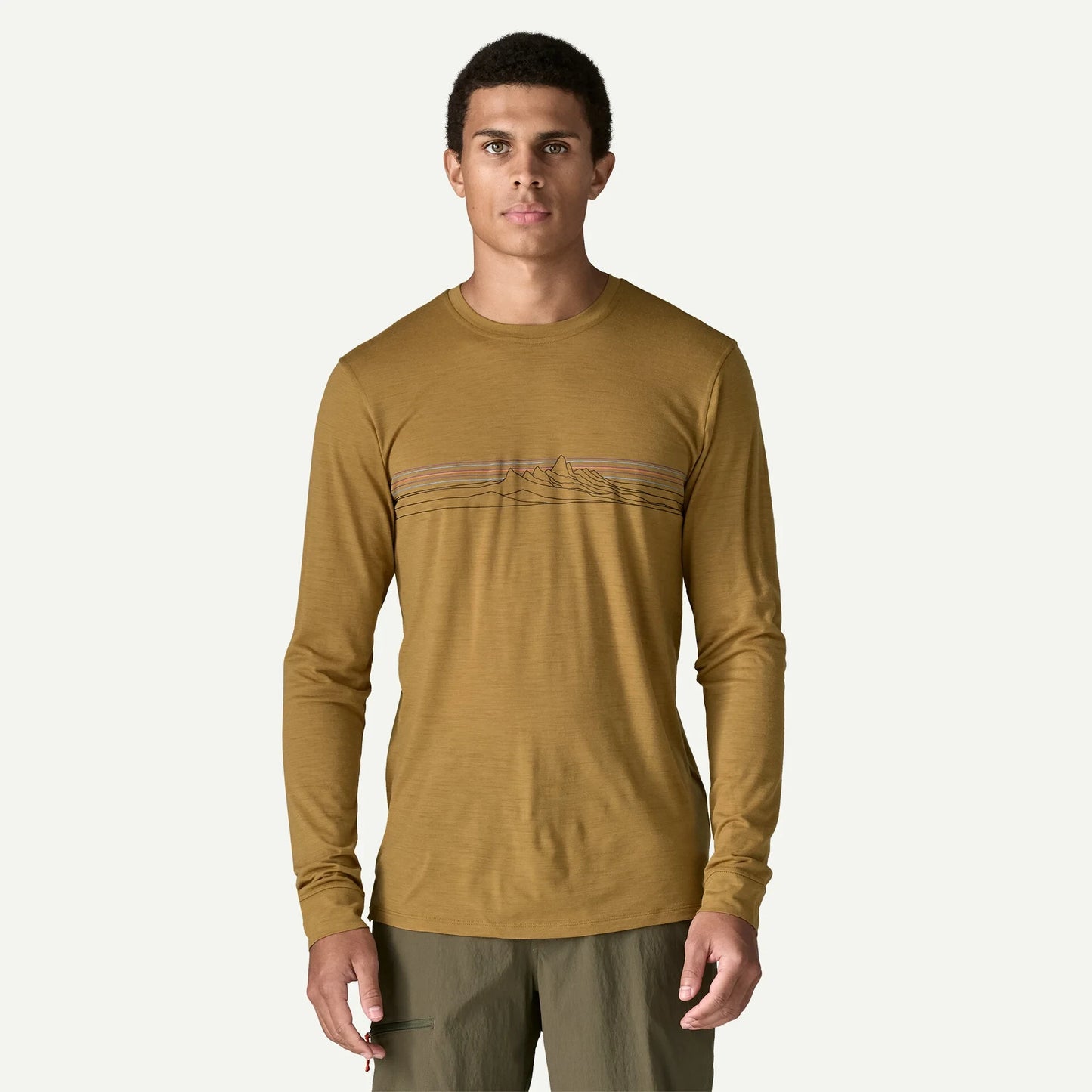 Men's Long-Sleeved Capilene® Cool Merino Blend Graphic Shirt - US 7361