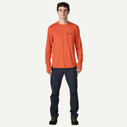 Men's Long-Sleeved Capilene® Cool Sun Shirt - Cloud Crag Crest - US 7306