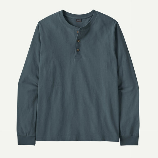 Men's Long-Sleeved Henley Shirt - US 2858