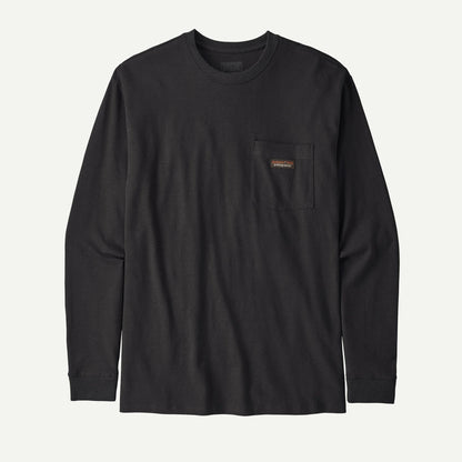 Men's Long-Sleeved Work Pocket T-Shirt - US 3726