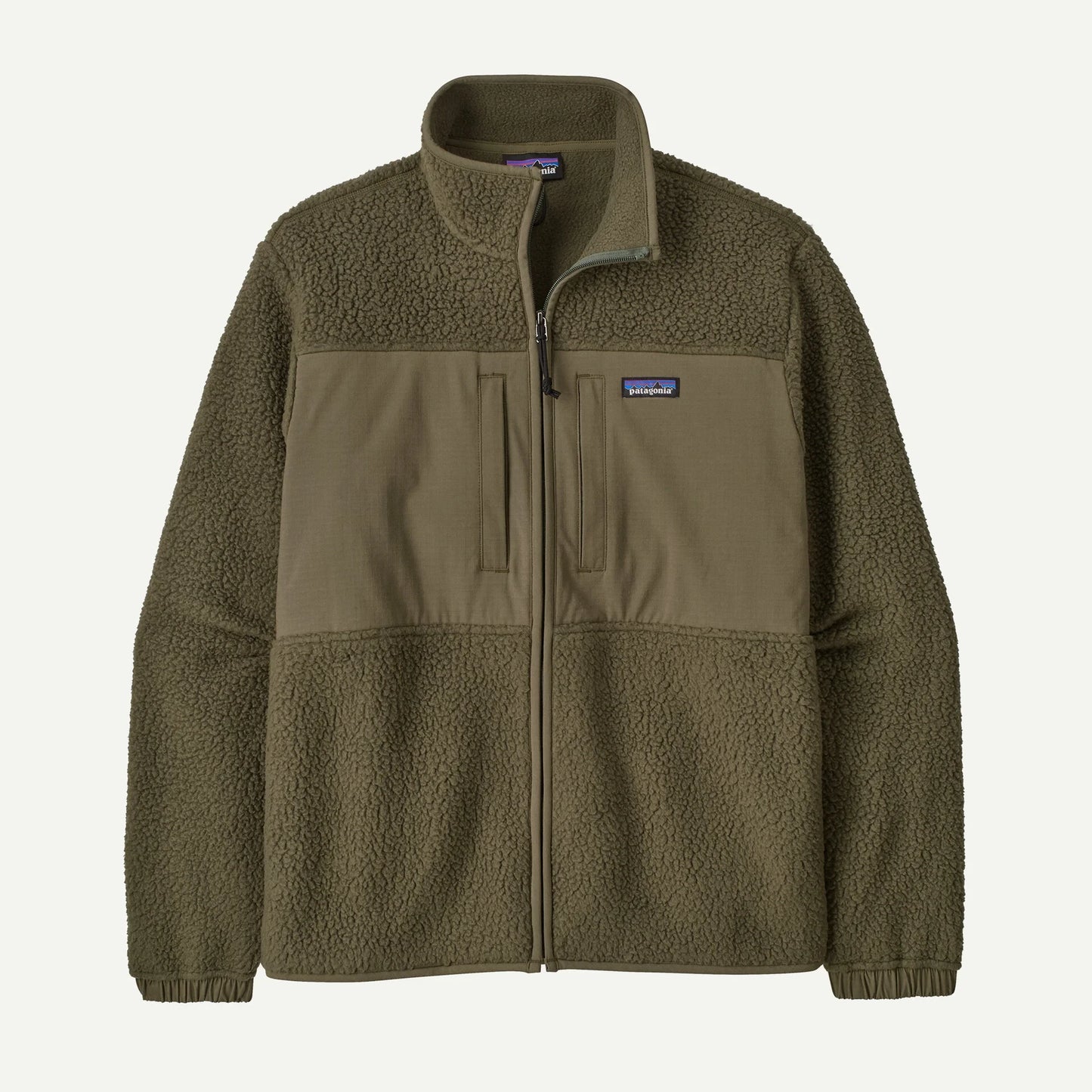 Men's Retro Pile Fleece Patch Jacket - US 0429