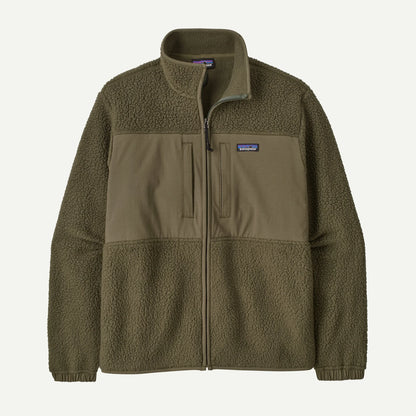 Men's Retro Pile Fleece Patch Jacket - US 0429