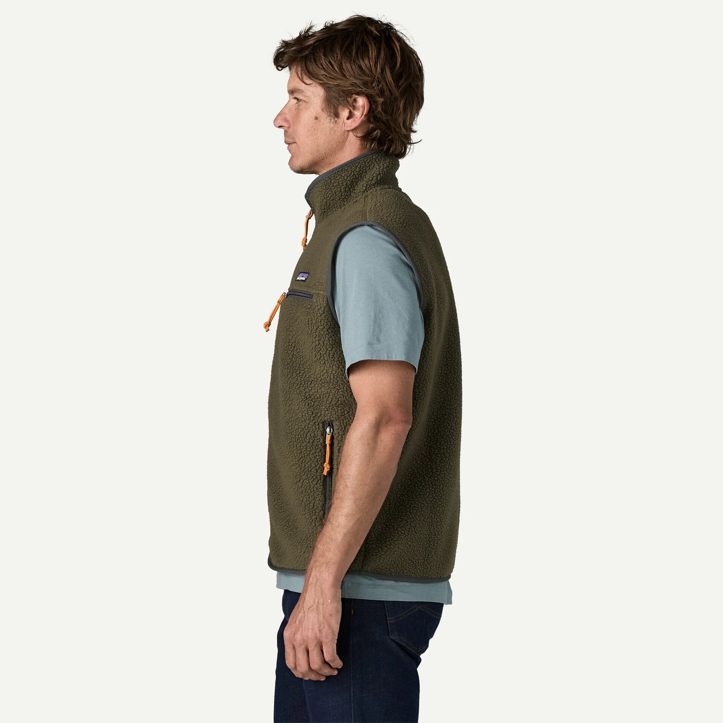Men's Retro Pile Fleece Vest - US 5142