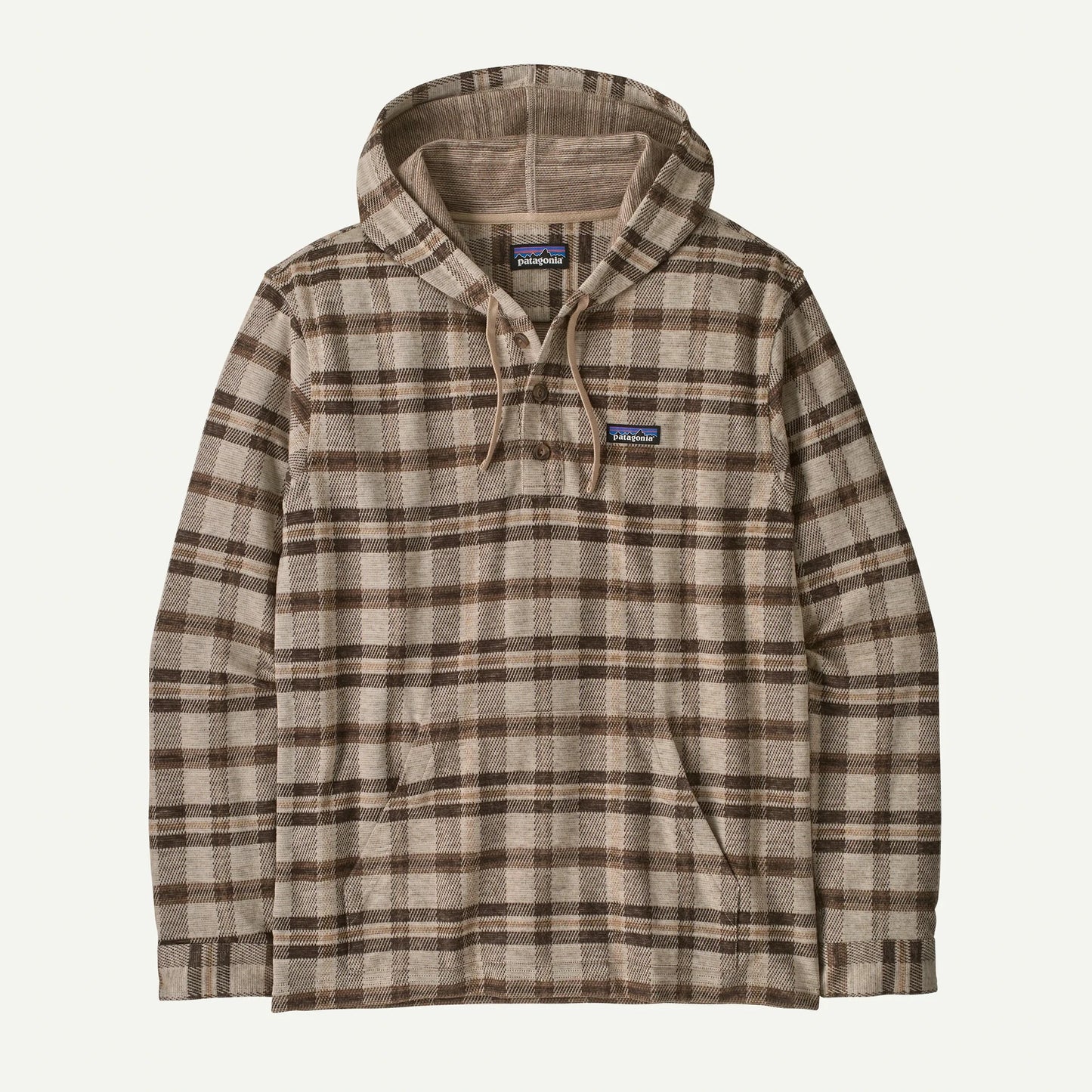 Men's Stretch Fjord Flannel Pullover Hoody - US 5139