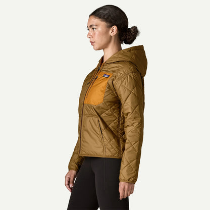 Women's Diamond Quilted Bomber Hoody - US 8031