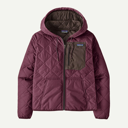 Women's Diamond Quilted Bomber Hoody - US 1105