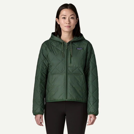 Women's Diamond Quilted Bomber Hoody - US 4924