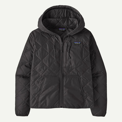 Women's Diamond Quilted Bomber Hoody - US 8050