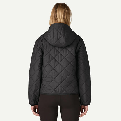 Women's Diamond Quilted Bomber Hoody - US 8050