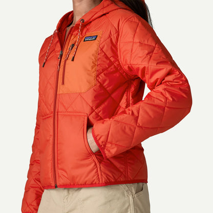 Women's Diamond Quilted Bomber Hoody - US 8050