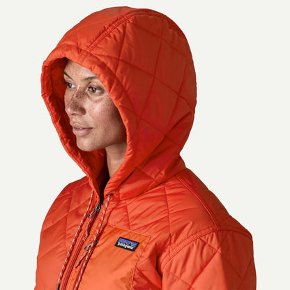 Women's Diamond Quilted Bomber Hoody - US 8050