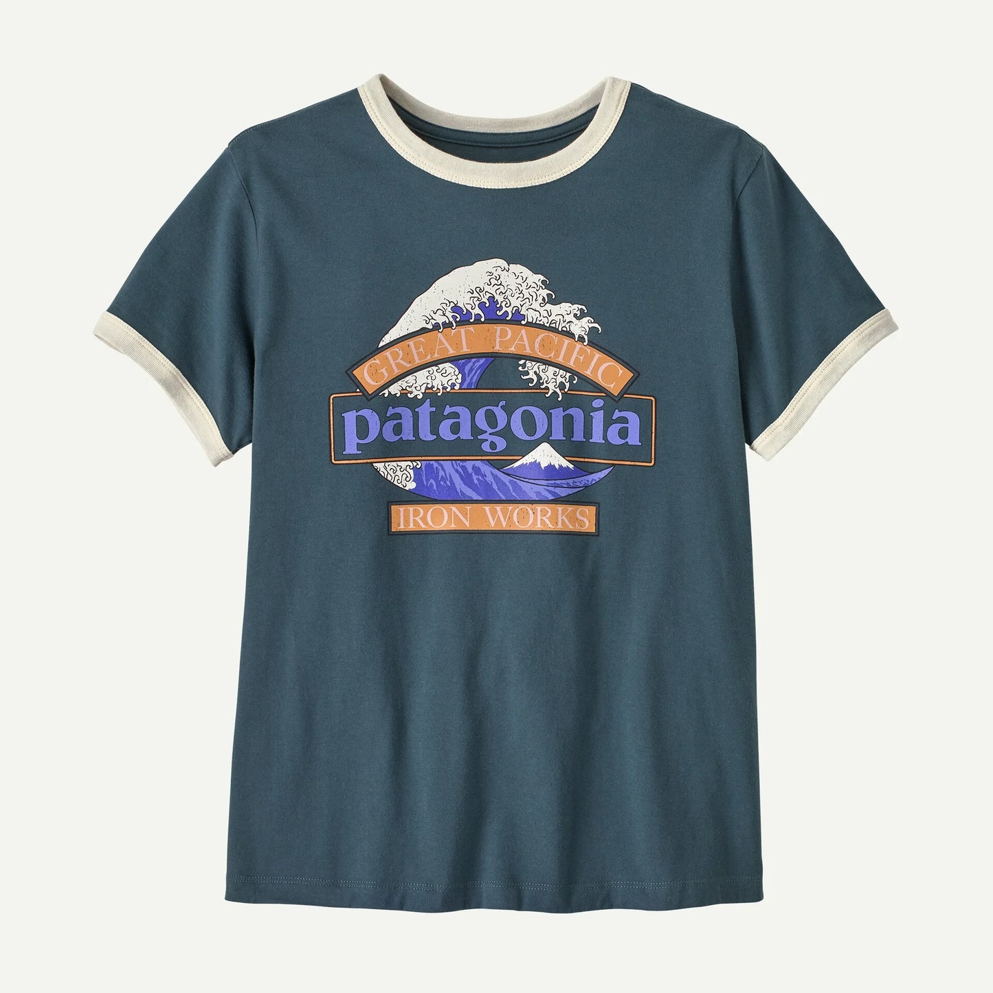 Women's Great Waves Ringer Tee - US 7122