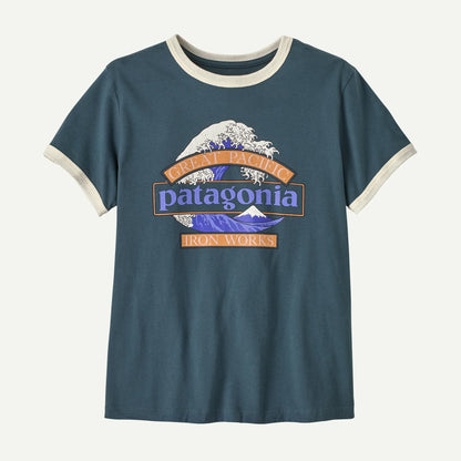Women's Great Waves Ringer Tee - US 7122