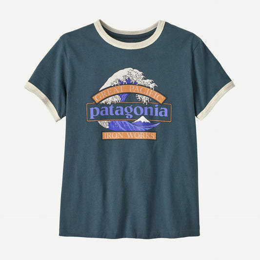 Women's Great Waves Ringer Tee - US 7122