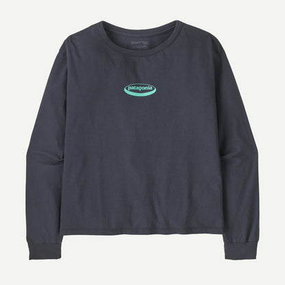 Women's Long-Sleeved '95 Oval Logo Easy-Cut T-Shirt - US 4293