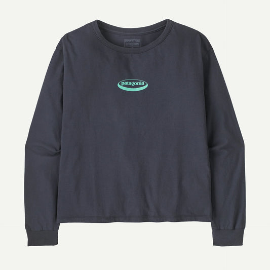 Women's Long-Sleeved '95 Oval Logo Easy-Cut T-Shirt - US 4293