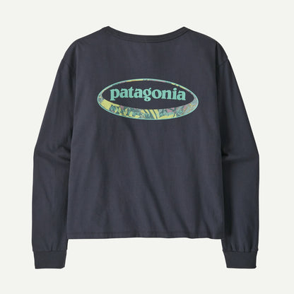 Women's Long-Sleeved '95 Oval Logo Easy-Cut T-Shirt - US 4293