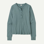 Women's Long-Sleeved Rib-Knit Henley - US 1789