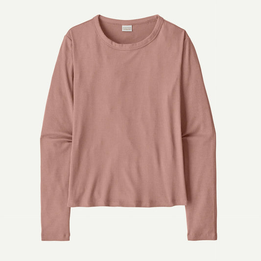 Women's Long-Sleeved Rib-Knit Top - US 4440