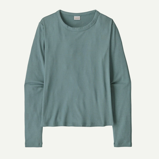 Women's Long-Sleeved Rib-Knit Top - US 3676