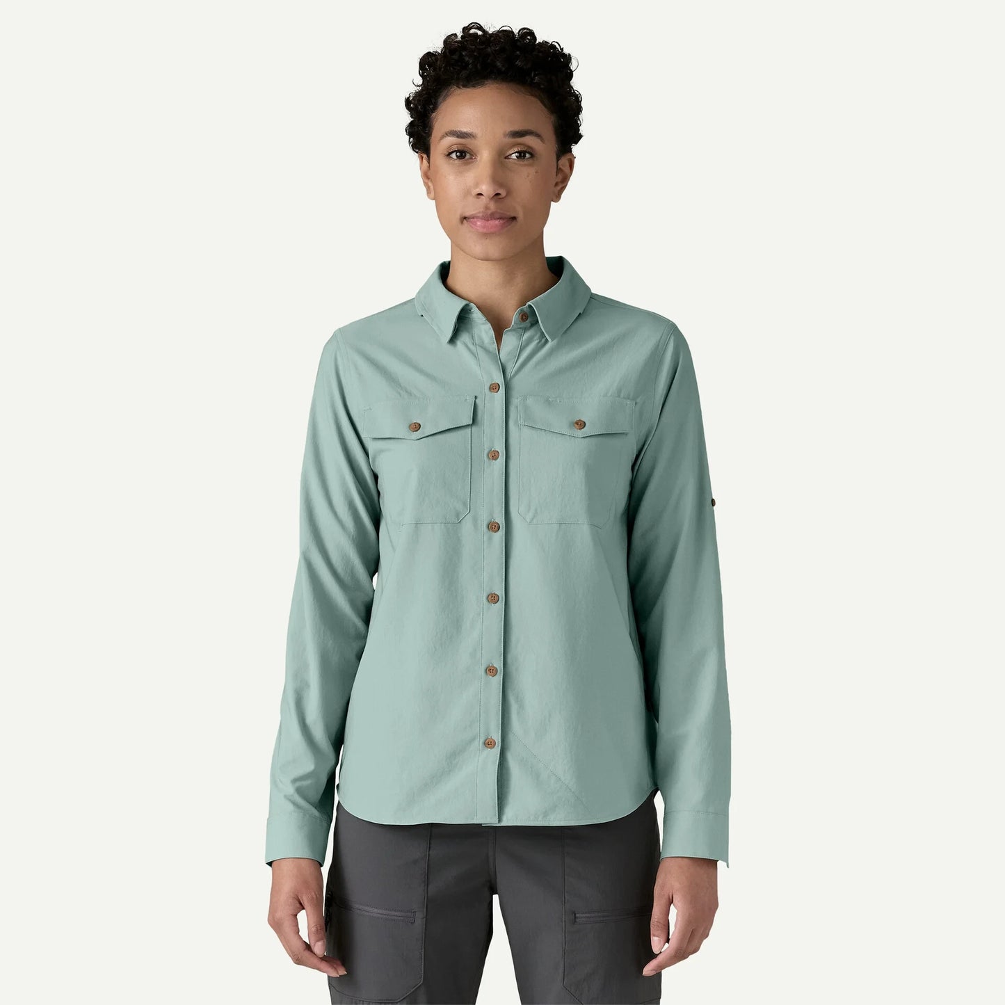 Women's Long-Sleeved Self-Guided Sun Shirt - US 0653