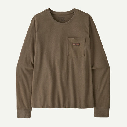 Women's Long-Sleeved Work Pocket T-Shirt - US 3260