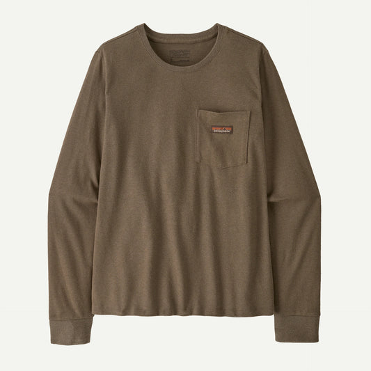 Women's Long-Sleeved Work Pocket T-Shirt - US 3260