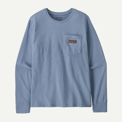 Women's Long-Sleeved Work Pocket T-Shirt - US 8684