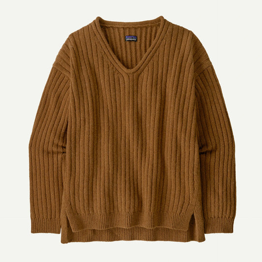 Women's Recycled Wool-Blend V-Neck Sweater - US 9598
